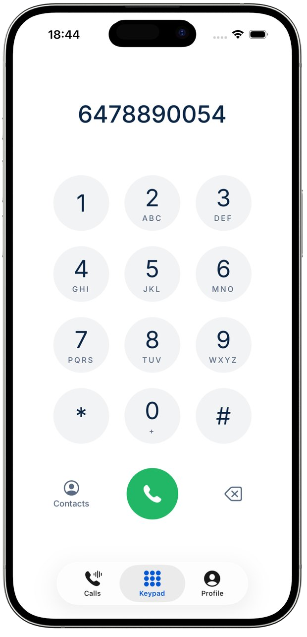 Keypad screen